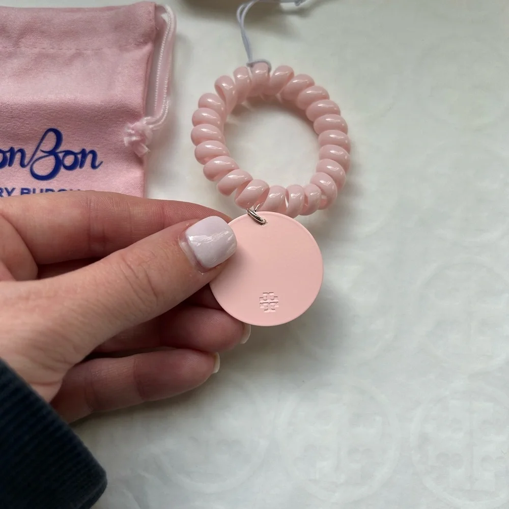 Tory Burch BonBon Charm Bracelet Bon Bon Pink Sweet Light Pink Baby Pink Slip on